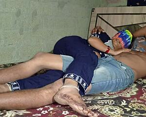 Hey, check this romantic Indian village sex with my desi stepsister in full Hindi video 😍