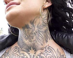 Will This Big-Tits Tattoo Model Take First Anal from German Scout at Public Pickup Casting?