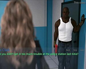 a wife and stepmother play a game together