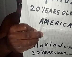 American And French Threesome Roleplay With Cum