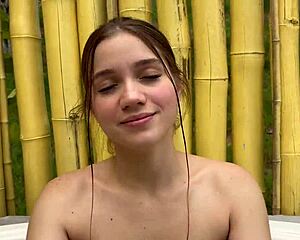 My Stepbrother Fulfills Fantasy Of Fucking In Outdoor Jacuzzi - Majoblonde