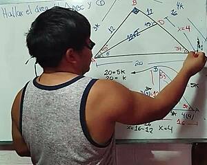 12 calcula mi x en triángulo sexual matemático