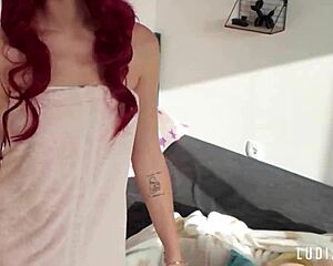 Pervert stepbrother caught fantasizing about stepsis, and taboo dreams come true with real creampie 😈