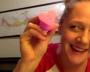 Review video on how to use naughty candy heart butt plugs for anal play.