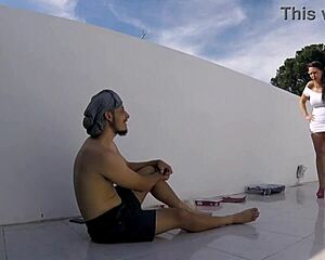 Big cock fucks latina at construction?