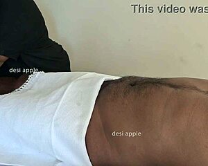 fantasy massage with oiled indian body