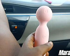 Horny bbw ebony milf masturbating in lagos traffic - mara exotic