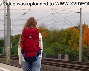 Sweet Innocent Girl Exposed Outdoors!