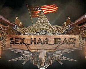 arab muslim hijab woman inserts penis into ass