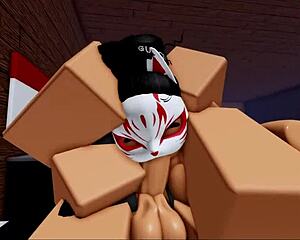 roblox characters in kimono have fun in condo