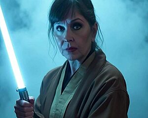 Granny Slave Princess Leias Jedi Masturbation Mind Trick With Dildo