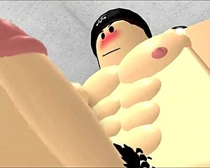 Roblox Guy Pounds Big Tits Girl Passionately
