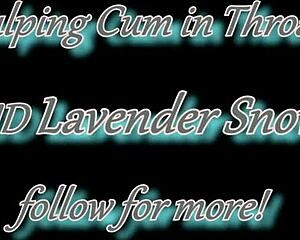 listen to her gag royal goddess mindbroken loud gagging as she stares forward for throbbing cum in throat!