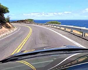 we drive around east oahu chatting about sexual things with mature milf