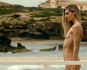 Italian Petite Milf Francy Torino Strips Outdoors!