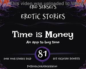 i feel like time is money in this erotic audio for women, eses81