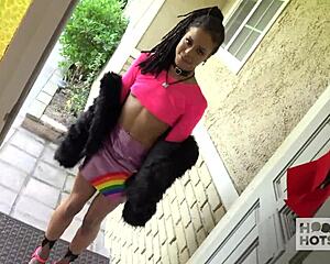 Ebony Vixen Kira Squirts As Bryan Pounds Her Wet Cunt And Asshole 😈