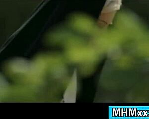 Penny and darcie kiss and lick asses outdoors