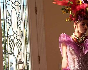 blonde milf dylan rider enjoys a wild foursome riding big cocks