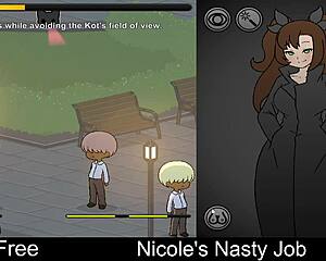Nicole Plays A Nasty Interactive Erotic Game