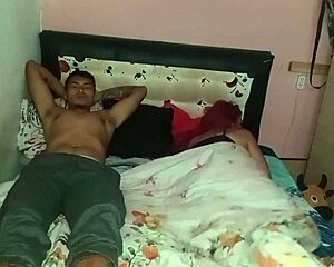 I shared my bed with my step sister, she has big natural tits