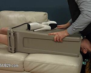 gentle bdsm anal gangbang action with erotic group banging