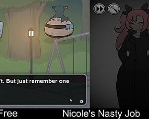 Nicole Plays A Nasty Interactive Erotic Game