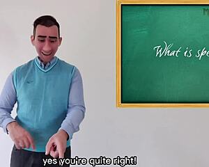 step gay dad - sex education - your teacher gives you the class clown ultimate lesson