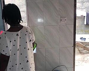 kitchen freestyle fun with the sexy house maid