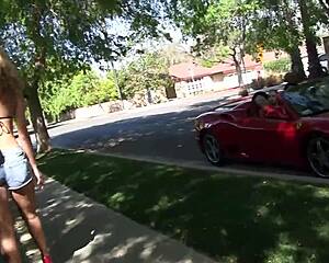 Jessie Rogers enjoys jizz facial and deepthroat cumshot