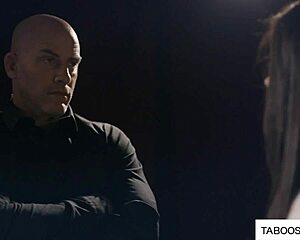 teen bent over, submitting to bold older guy's domination with oral and hardcore sex