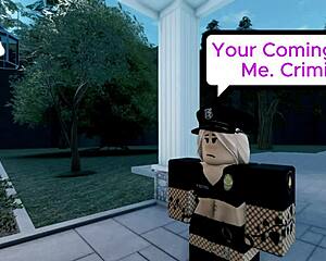 Police Officer Confronts Cute Criminal