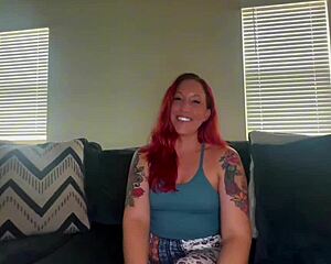 scarlett peach casting couch with monster cock action