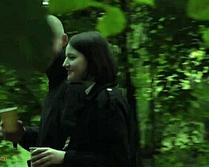 Margo Von Teese, skinny teen, licks and blows before fucking bf