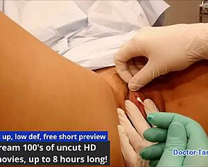 Dr. Tampa Performs Humiliating Entrance Physical On Latina Nurse Katie, Making Her Cum In POV Backstage.