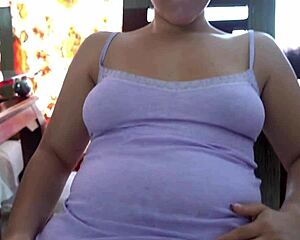 Hot MILF Stepmom Fucks Her Stepson's Best Friend in Amateur Threesome with Big Tits and Ass