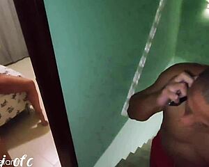 Latina Amateurs Enjoy Quickie Fuck With Big Cock, Reaching Intense Orgasm