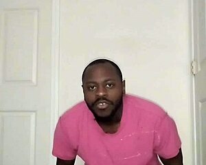 bodybuilder shows off muscular chest and abs in workout video