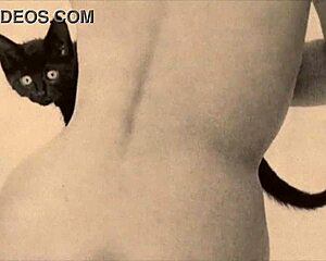 vintage taboo pussy and pooch outdoor scene
