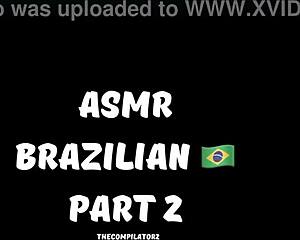 asmr brazilian part 2 with girlfriend cum orgasm