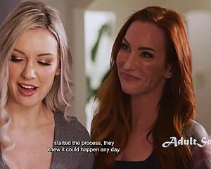 Lesbian Couple Licks Babysitter's Wet Pussy