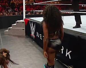 Nikki Bella vs Naomi in extreme rules match 2015.