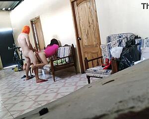 Stepmother Was Resting On A Sofa And Then The Stepson Arrives To Fuck Her Like Any Whore mommy fucking ass ebony sofa roommate amateurs sexy black massage