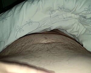 Chubby Amateur Flashes Ass During Solo Masturbation