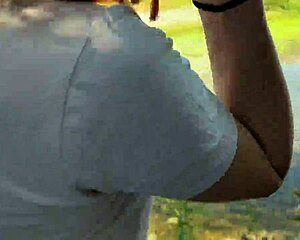 Got caught fucking beautiful girl in woods with dialogues in italian