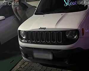 Paguei um boquete para o manobrista no estacionamento da festa na frente do corno karenkiss