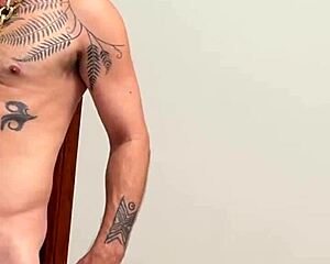 husband watches wife with the stylist