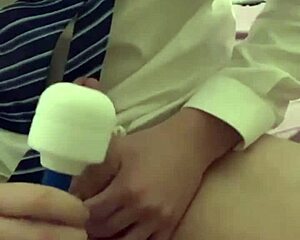 playing with a magic wand solo