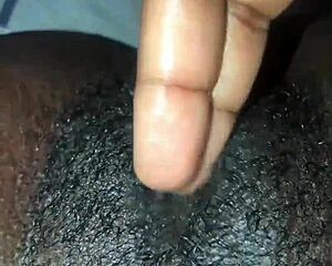Small Tit Ebony Solo Pussy Masturbation With Intense Orgasms