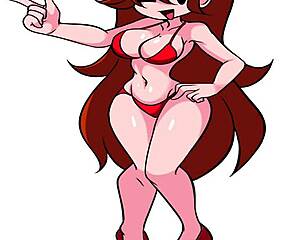 compilation of friday night funkin fan art interpretations with various characters